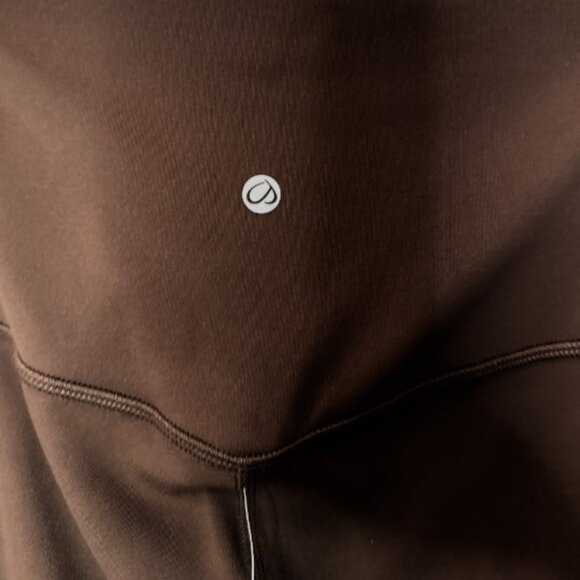 CRZ Yoga coffee brown Butterluxe yoga origin high-waist leggings size 10 NWT - Picture 8 of 10